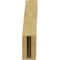 Ekena Millwork 3-inch W x 10-inch D x 14-inch H Carmel Rough Cedar Woodgrain TimberThane Knee Brace, Primed BRCUR03X10X14CARRCPR - alternate 4